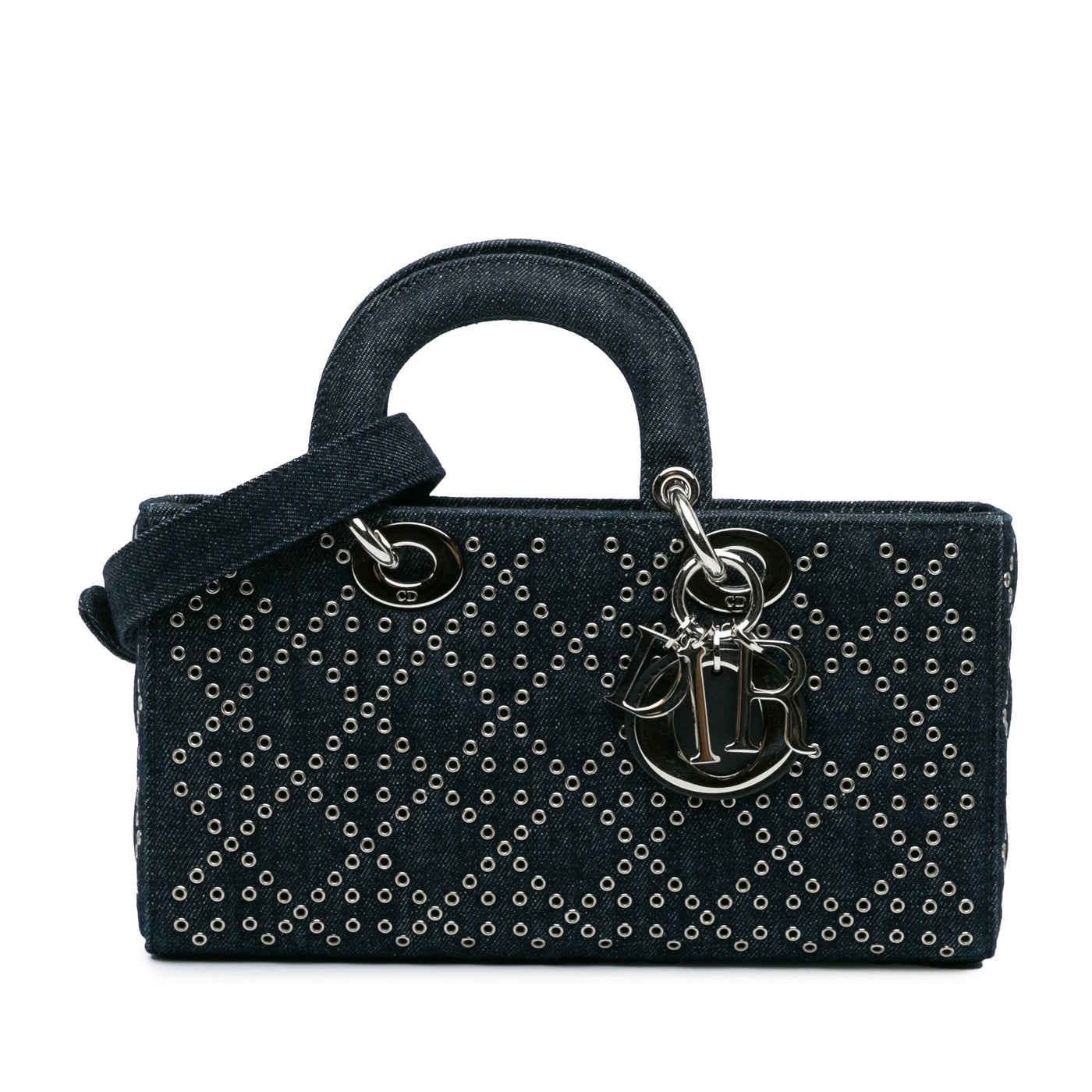 Medium Denim Cannage Eyelet Lady D Joy - Image 1