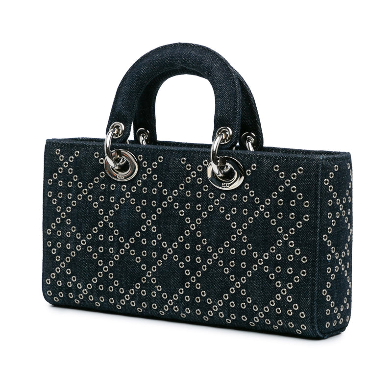 Medium Denim Cannage Eyelet Lady D Joy - Image 2
