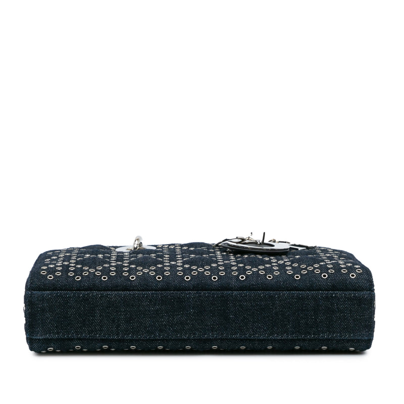 Medium Denim Cannage Eyelet Lady D Joy - Image 3