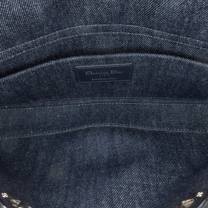Medium Denim Cannage Eyelet Lady D Joy - Image 4