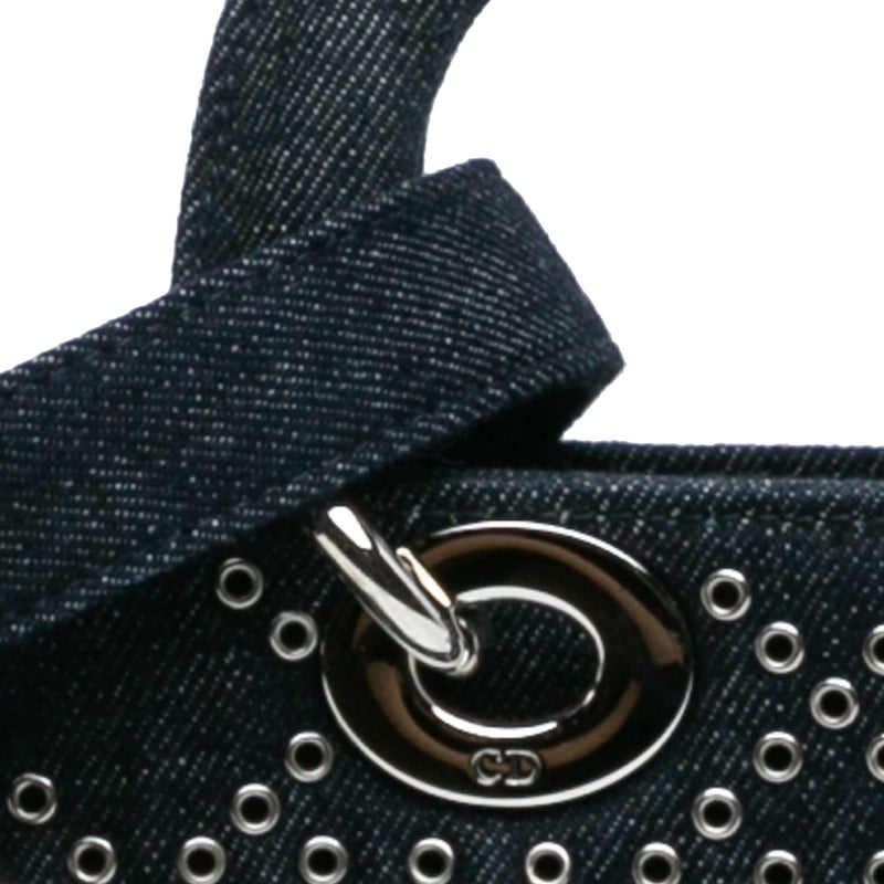 Medium Denim Cannage Eyelet Lady D Joy - Image 8