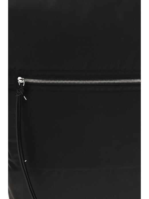 Maison Margiela Zip Line Backpack — Black Polyamide