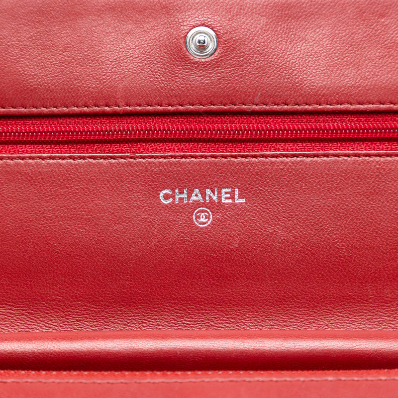 CC Quilted Lambskin Wallet on Chain - Image 5