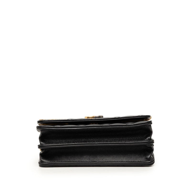 Mini CC Quilted Lambskin Coco Clips Wallet on Chain - Image 3
