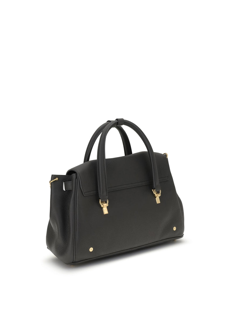Thom Browne Top Handle Bag — Gray Calf Leather Bos Taurus