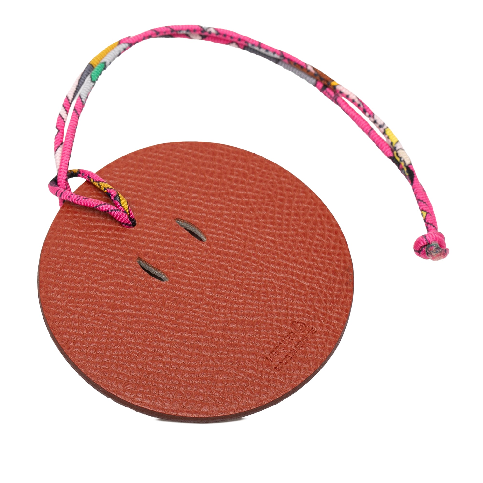 H Equipe Resin and Leather Bag Charm - Image 2