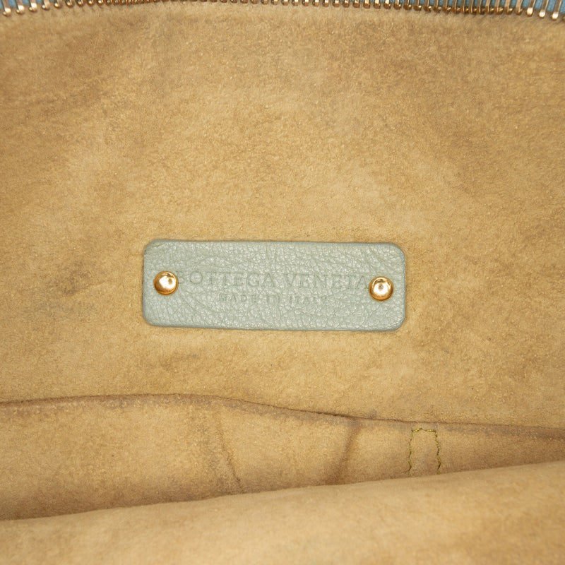 Intrecciato Trimmed Leather Shoulder Bag - Image 5