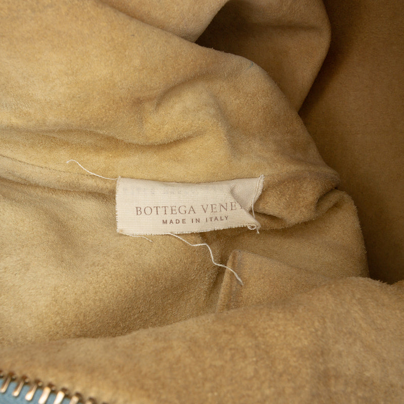 Intrecciato Trimmed Leather Shoulder Bag - Image 6
