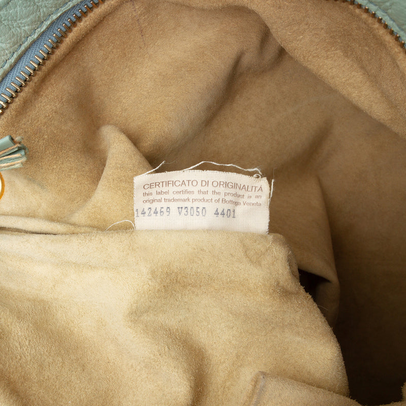 Intrecciato Trimmed Leather Shoulder Bag - Image 7