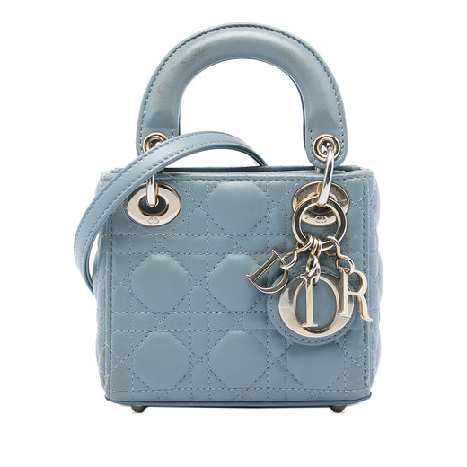 Micro Lambskin Cannage Lady Dior - Image 1