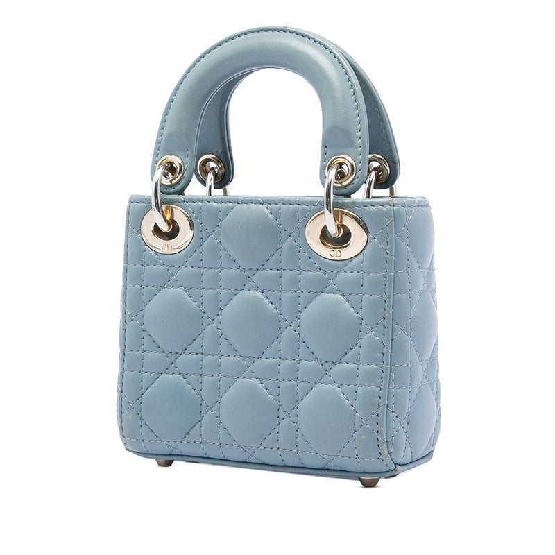 Micro Lambskin Cannage Lady Dior - Image 2