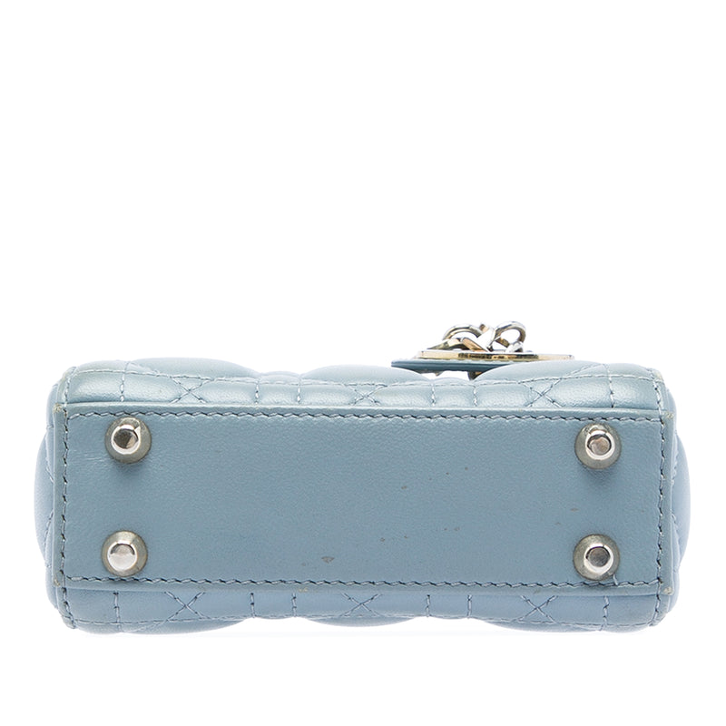 Micro Lambskin Cannage Lady Dior - Image 3