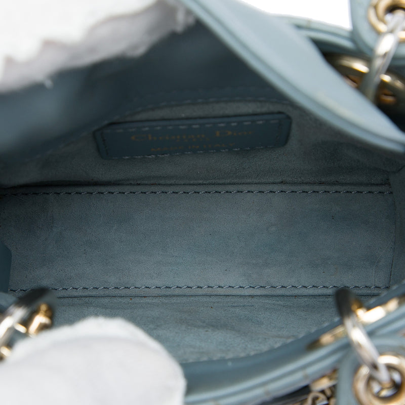 Micro Lambskin Cannage Lady Dior - Image 4