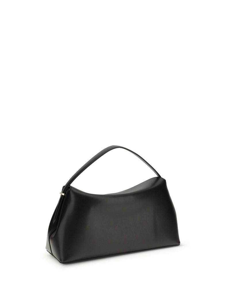 Toteme Shoulder Bag — Black Calf Leather