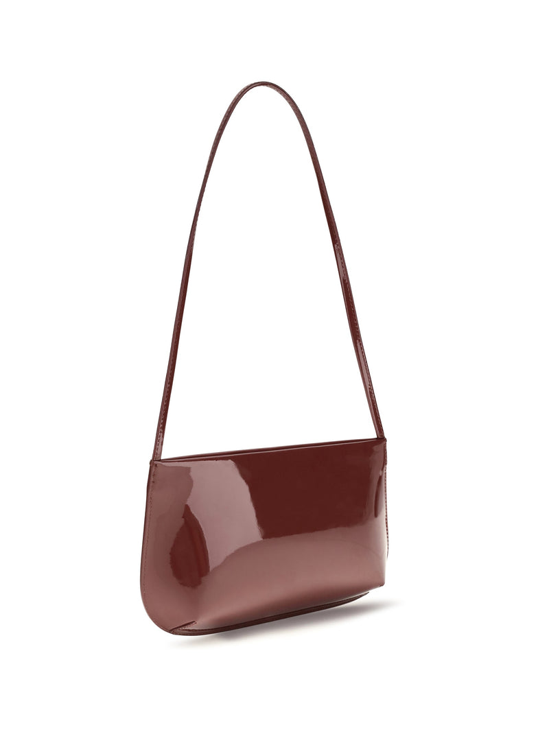 Fane Shoulder Bag — Burgundy Calf Leather Bos Taurus