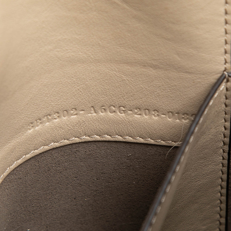 Vitello Grace and Suede Flip Satchel - Image 6