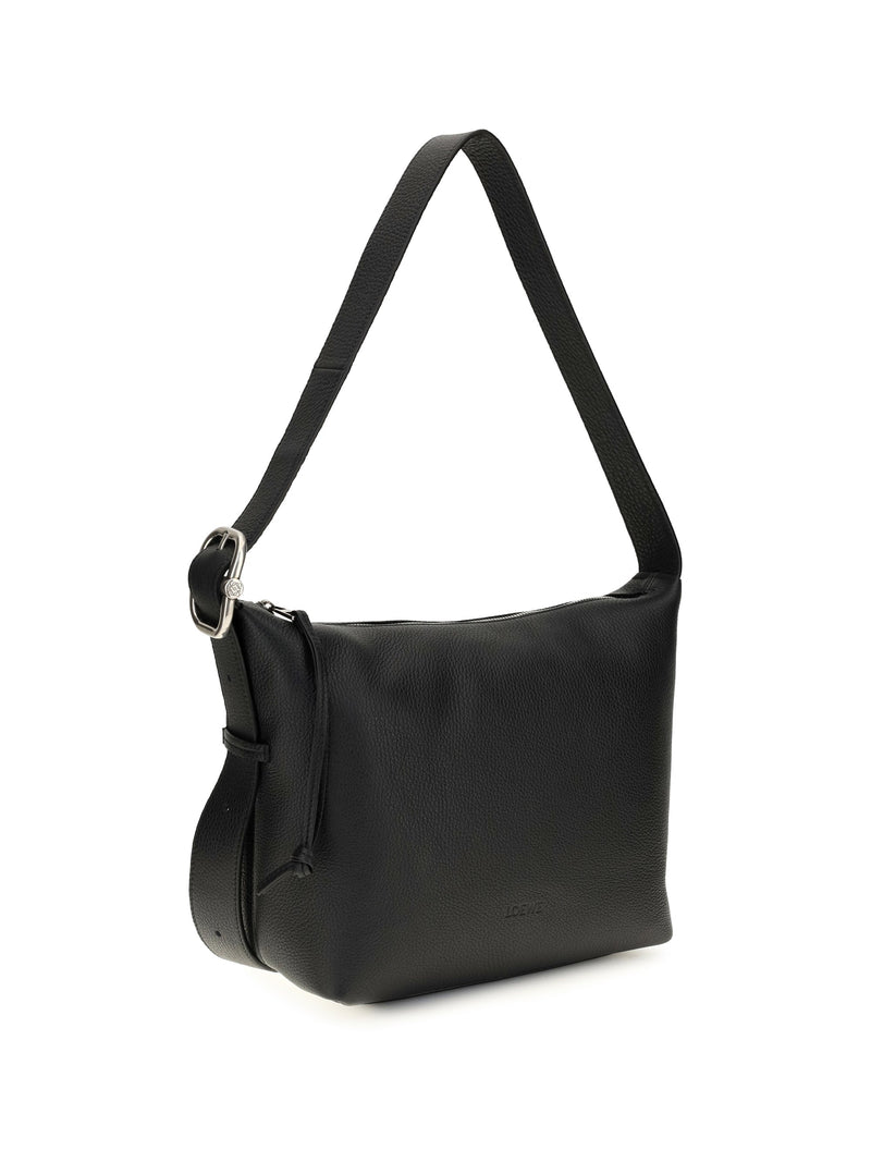 Loewe Hobo Bag — Black Calf Leather