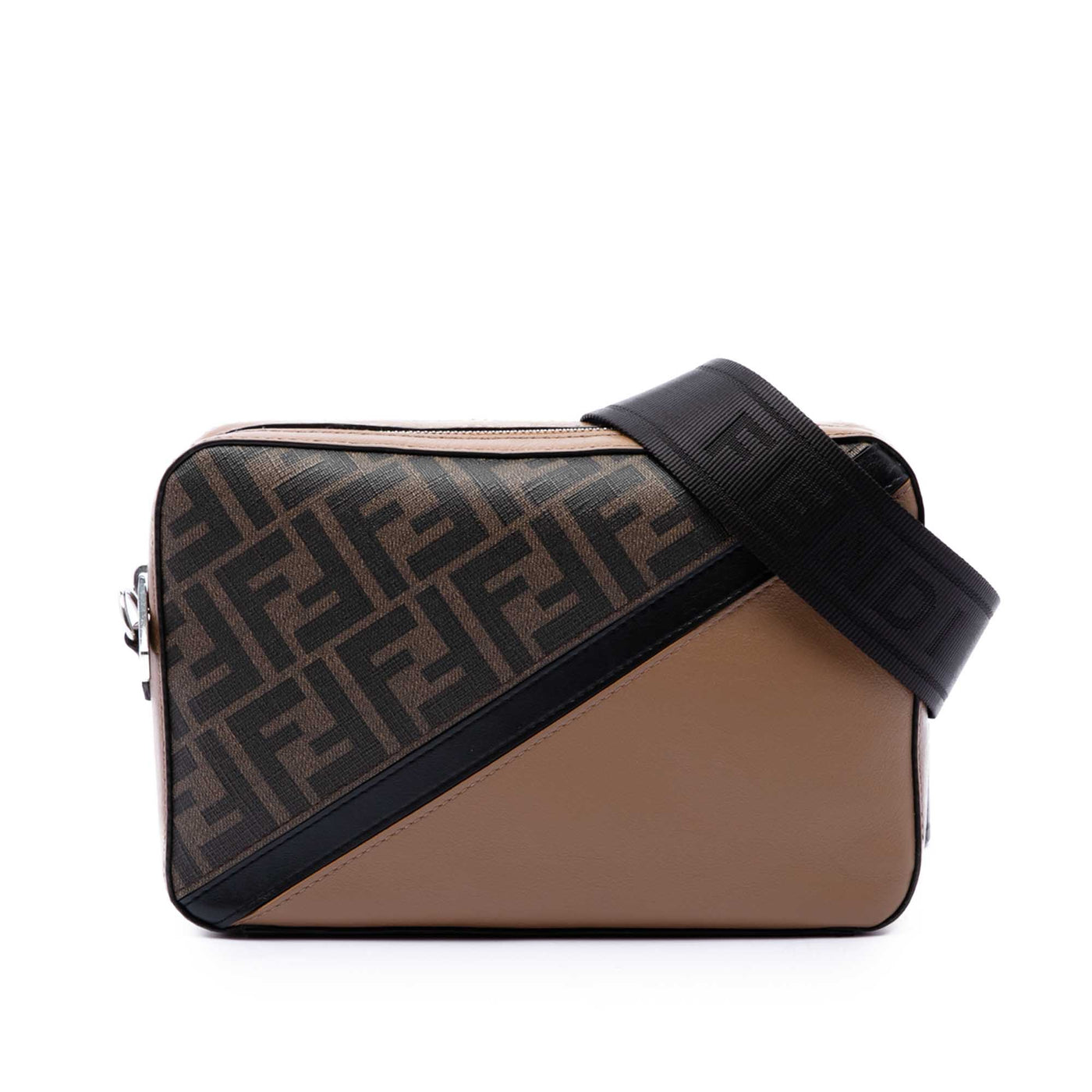 Zucca Coated Canvas Diagonal Camera Bag - Image 1