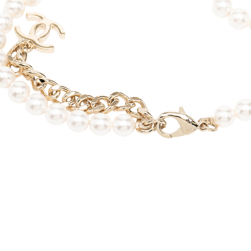 CC Faux Pearl Necklace - Image 2