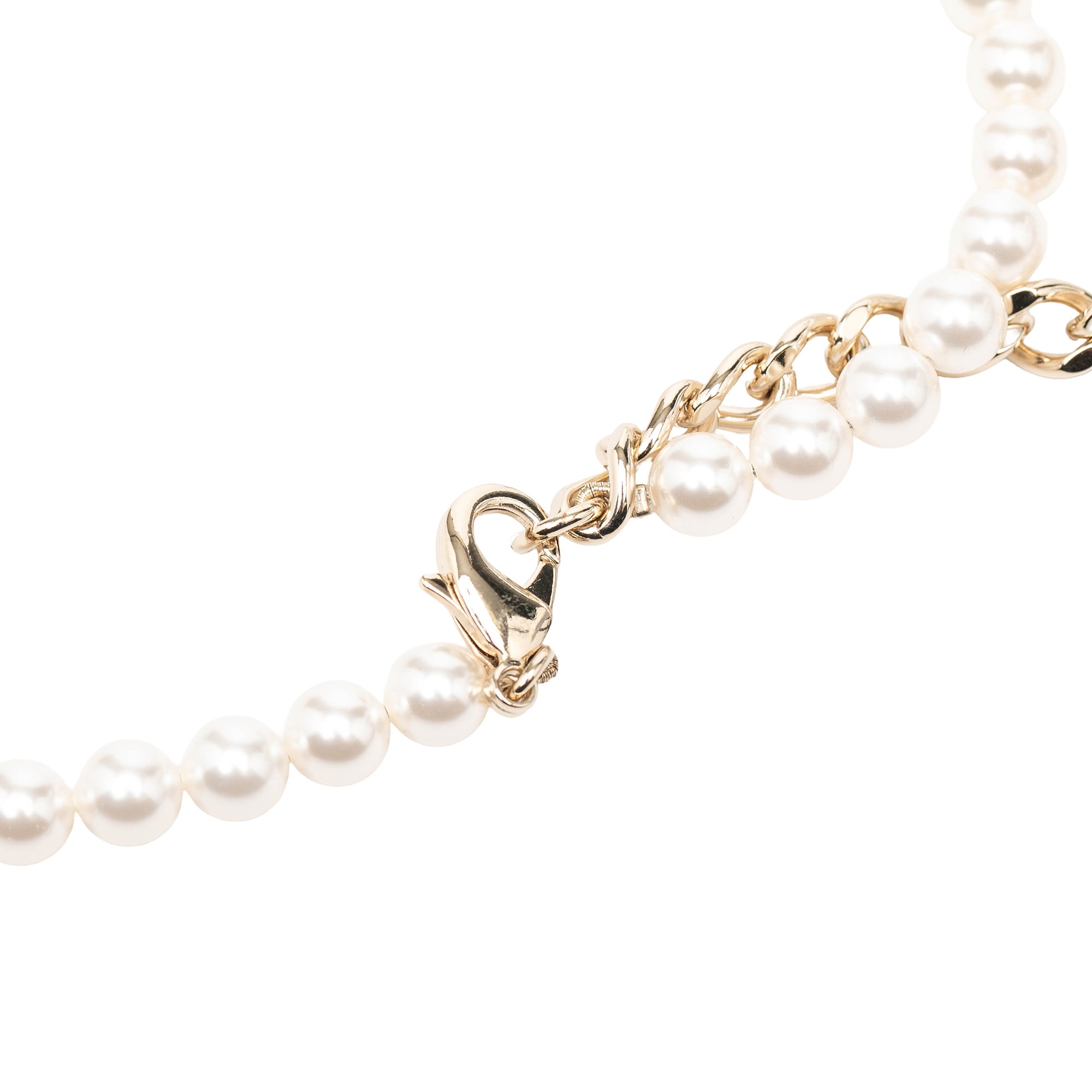 CC Faux Pearl Necklace - Image 3