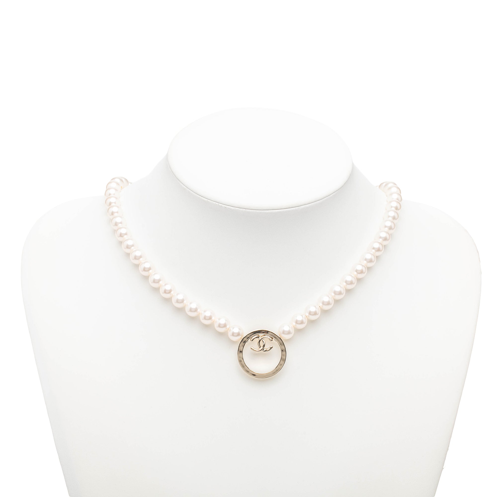 CC Faux Pearl Necklace - Image 5
