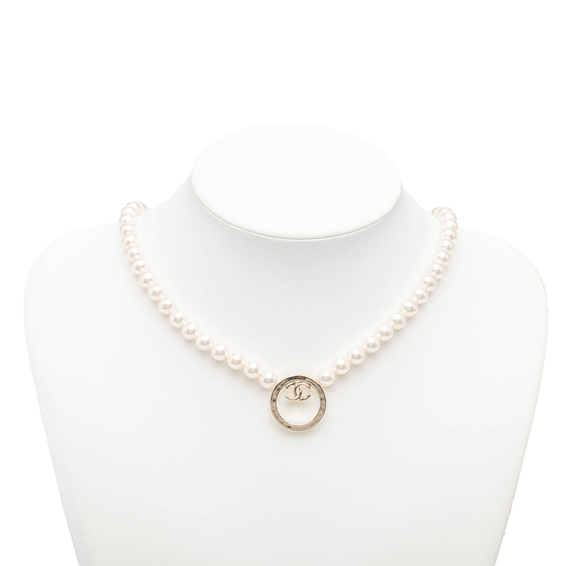 CC Faux Pearl Necklace - Image 5