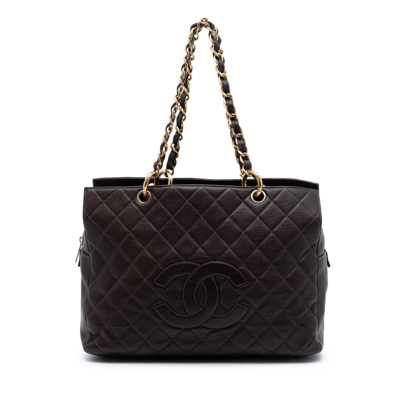 Grand CC Caviar Timeless Tote - Image 1