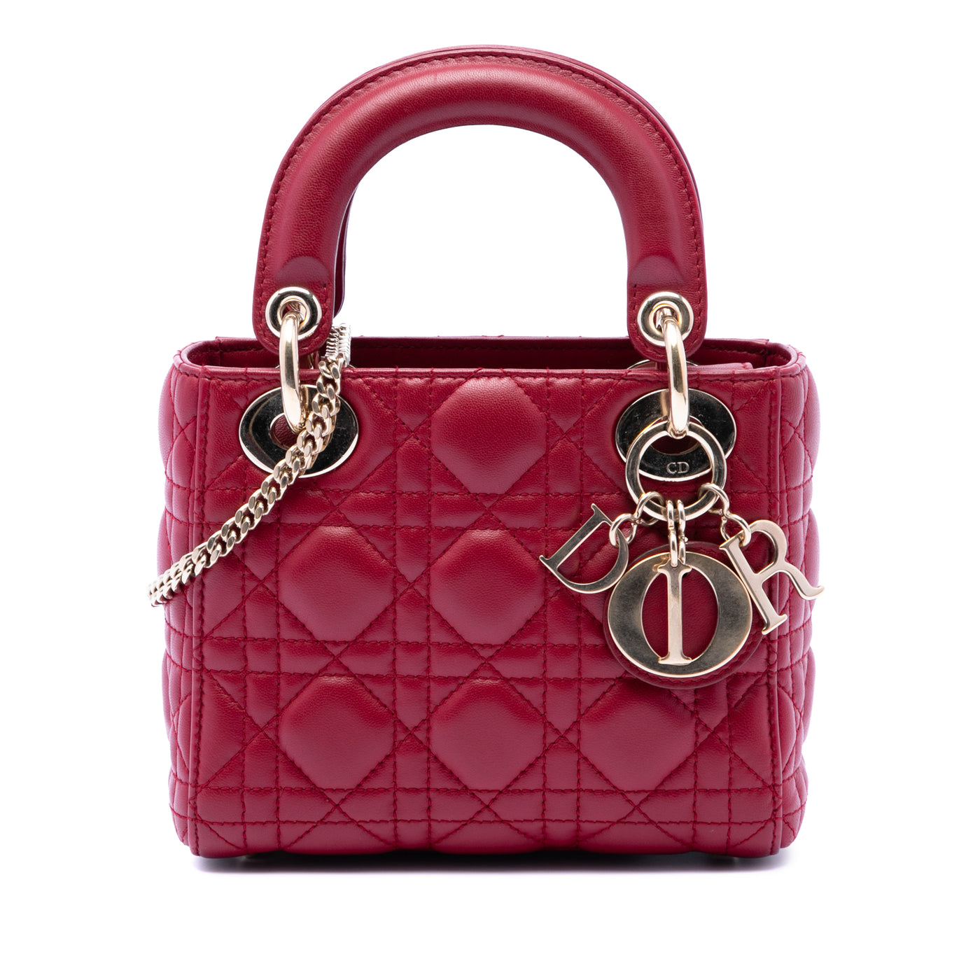 Mini Lambskin Cannage Lady Dior - Image 1