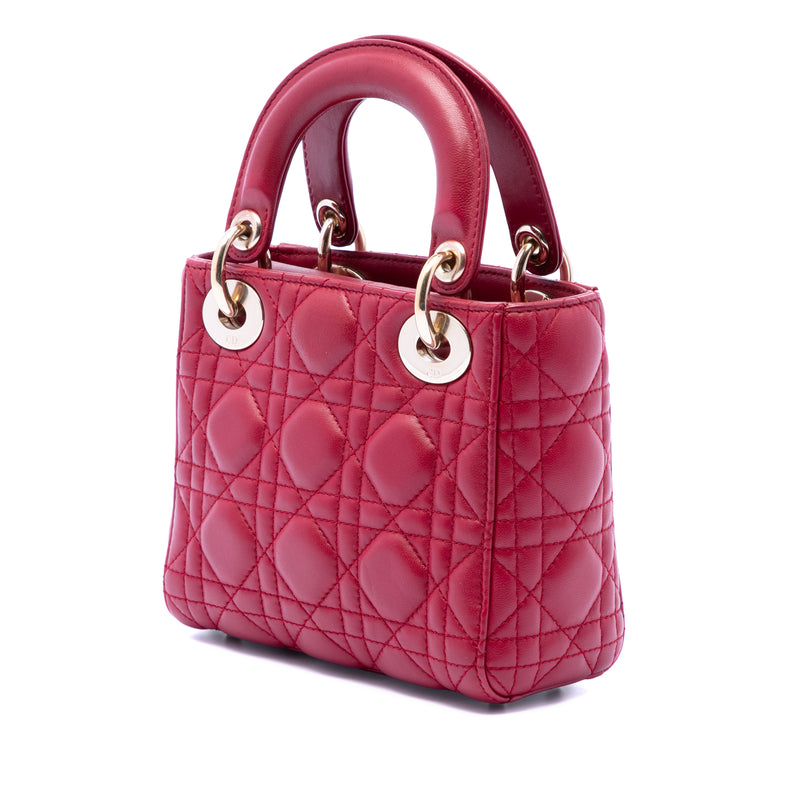 Mini Lambskin Cannage Lady Dior - Image 2