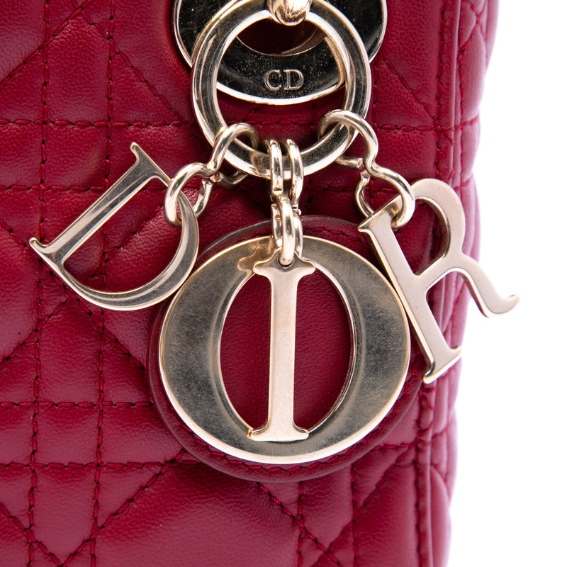 Mini Lambskin Cannage Lady Dior - Image 5