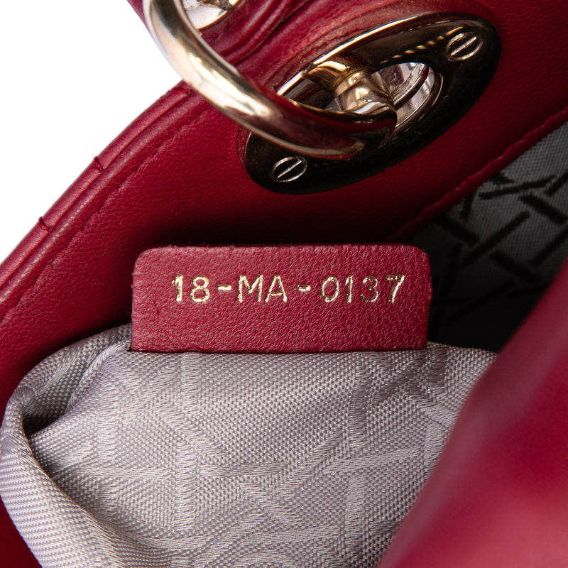 Mini Lambskin Cannage Lady Dior - Image 6