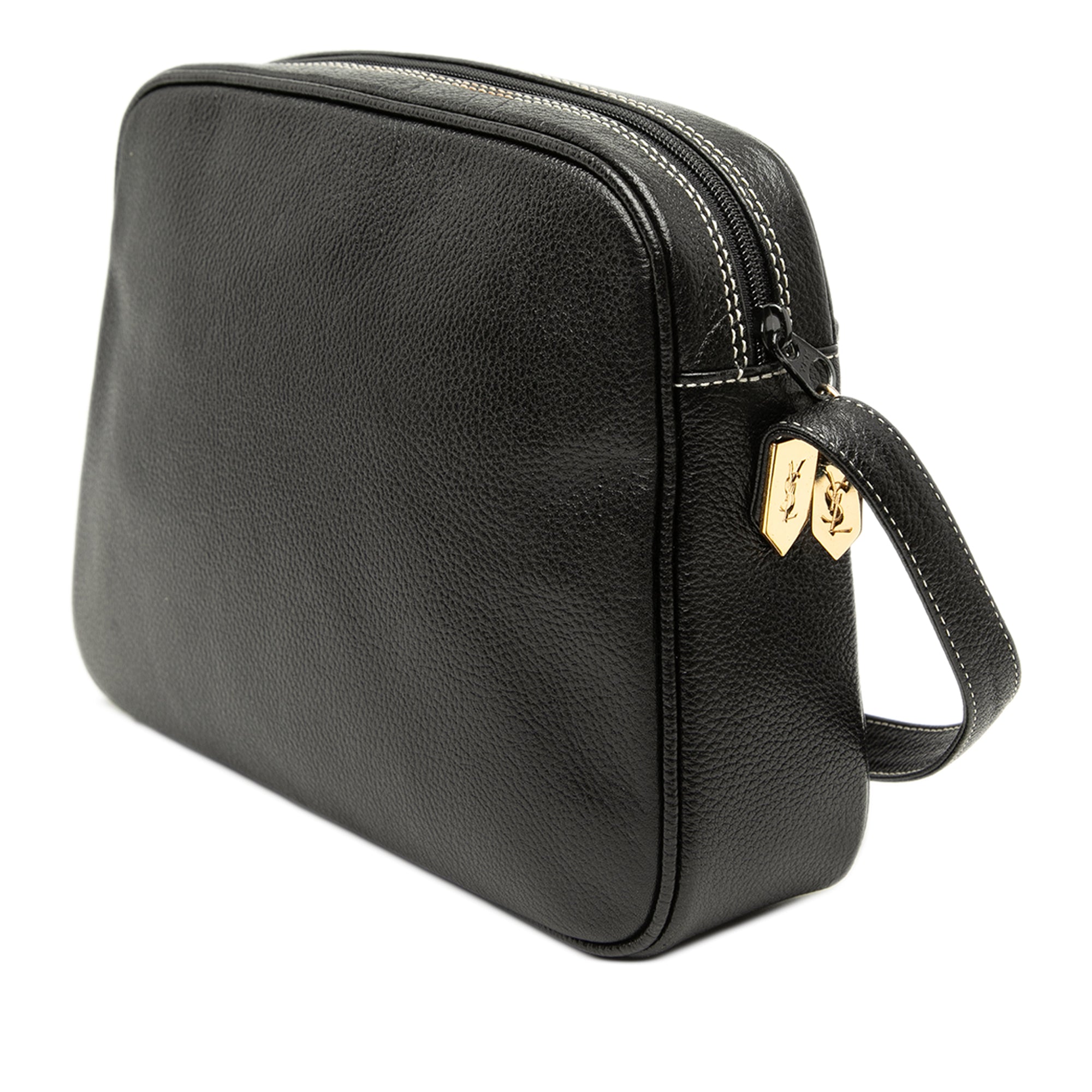 Leather Monogram Crossbody - Image 2
