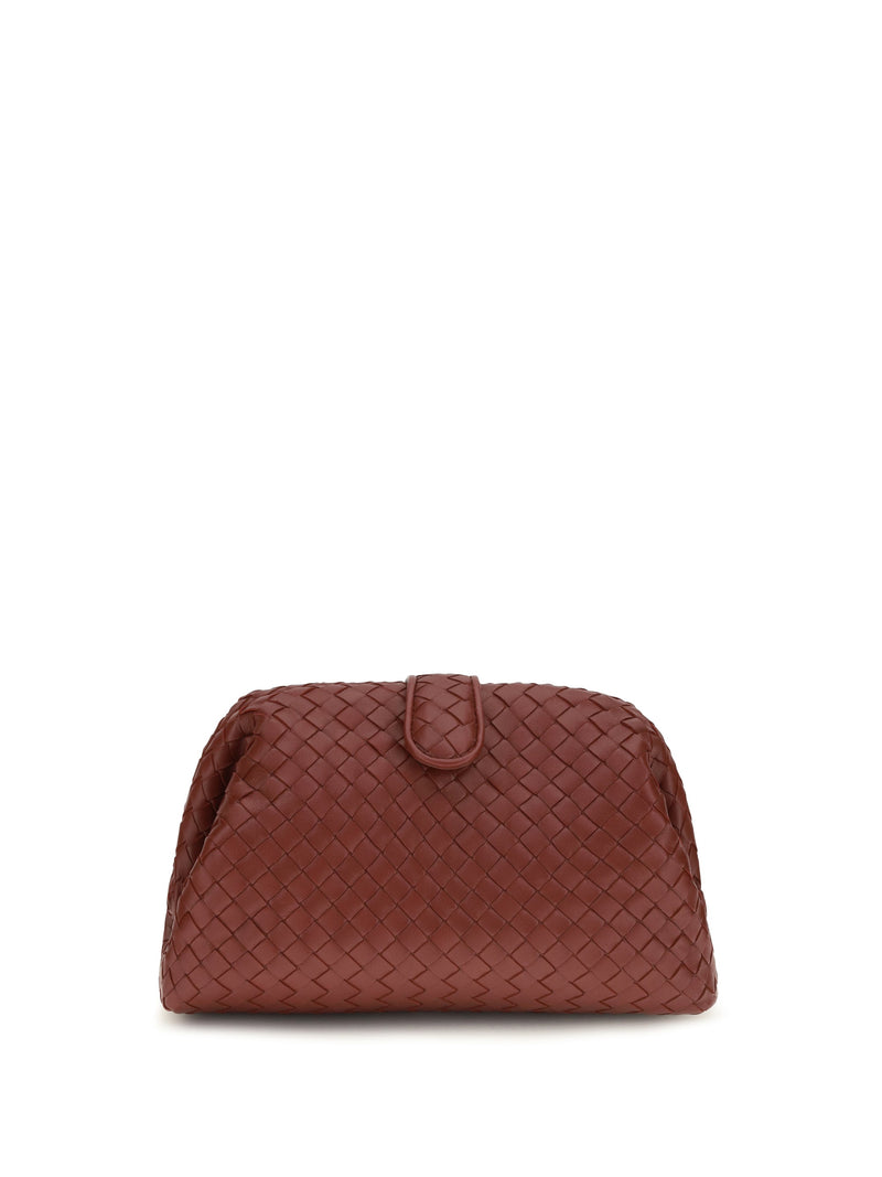 Bottega Veneta Clutch — Red Lamb Leather