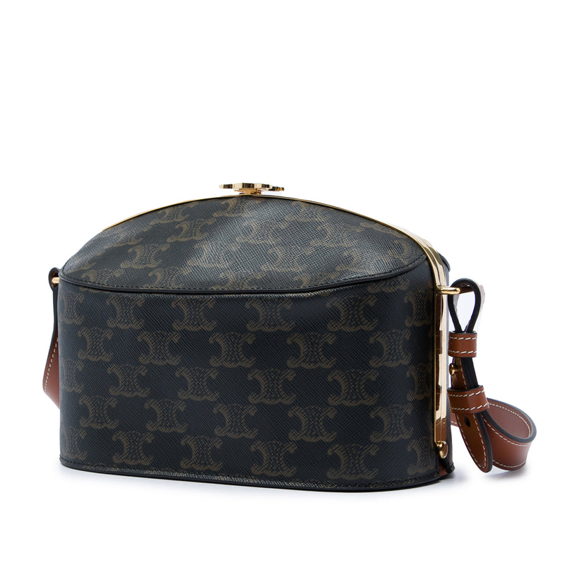 Triomphe Coated Canvas Lunch Box Bag - Image 2