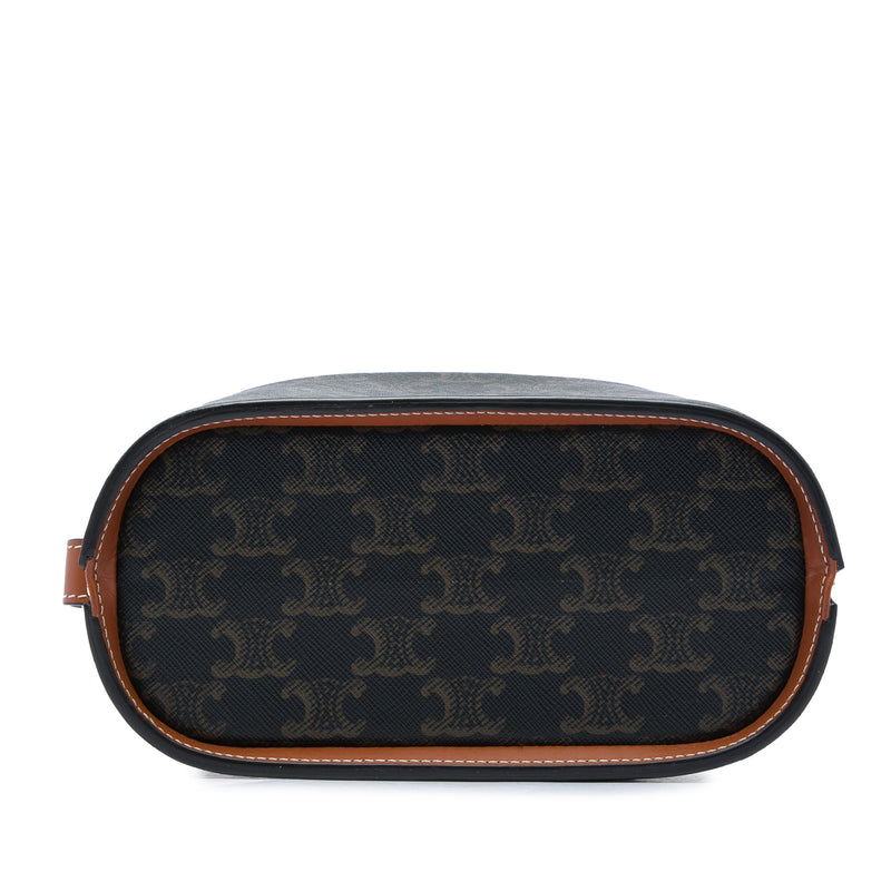 Triomphe Coated Canvas Lunch Box Bag - Image 3