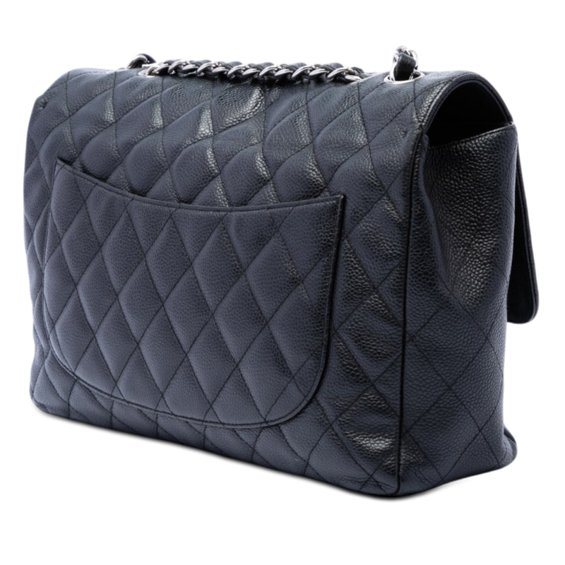 Jumbo Classic Caviar Single Flap - Image 2