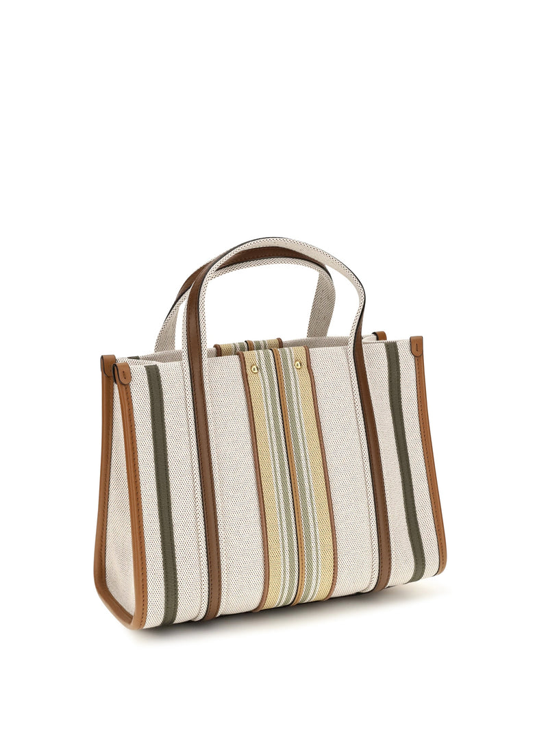 Chloé Tote Bag — Brown Cotton; Viscose