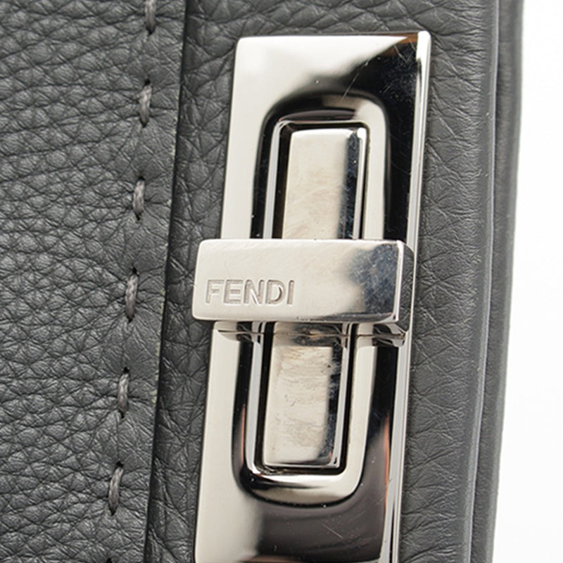 Medium Leather Selleria Peekaboo Iconic Satchel - Image 11