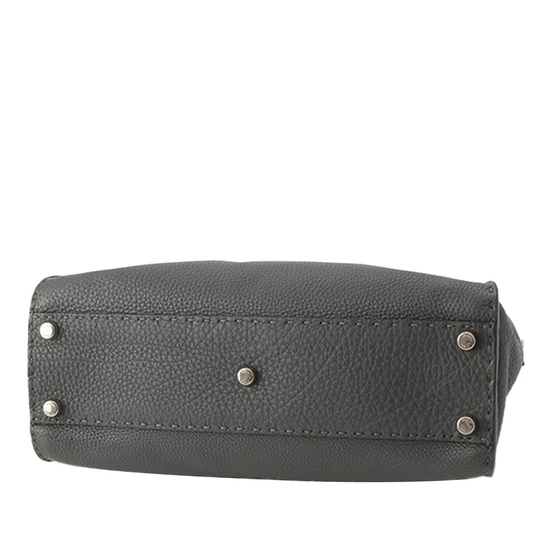 Medium Leather Selleria Peekaboo Iconic Satchel - Image 5