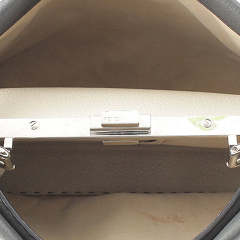 Medium Leather Selleria Peekaboo Iconic Satchel - Image 6