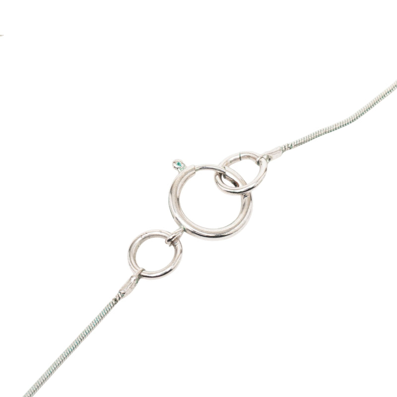 Silver Plated Mademoiselle Pendant Necklace - Image 4