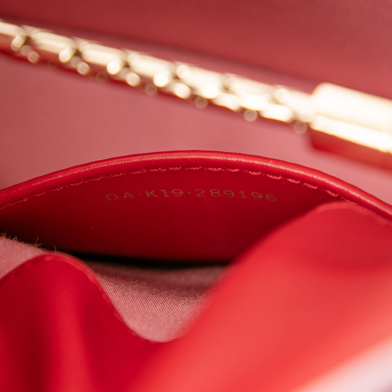 Small Leather Square Serpenti Forever Chain Crossbody - Image 6