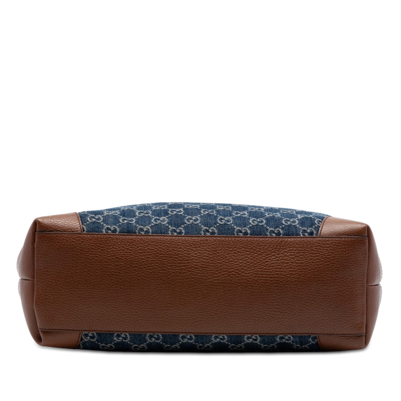 Medium GG Denim Ophidia Tote - Image 3