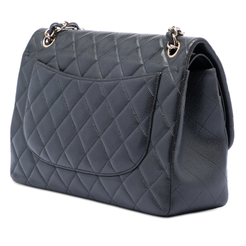Jumbo Classic Caviar Double Flap - Image 2