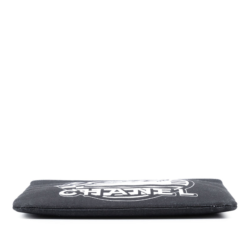 Medium Canvas La Pausa Zip O Case Clutch - Image 3