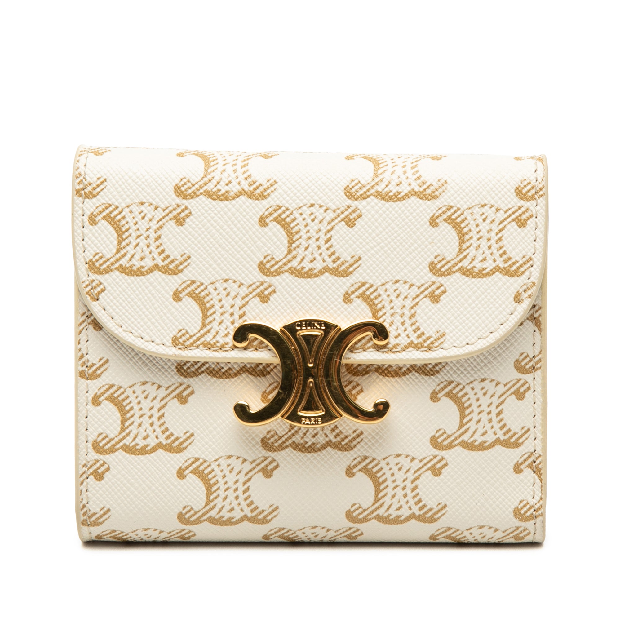 Triomphe Coated Canvas Triomphe Trifold Wallet - Image 1