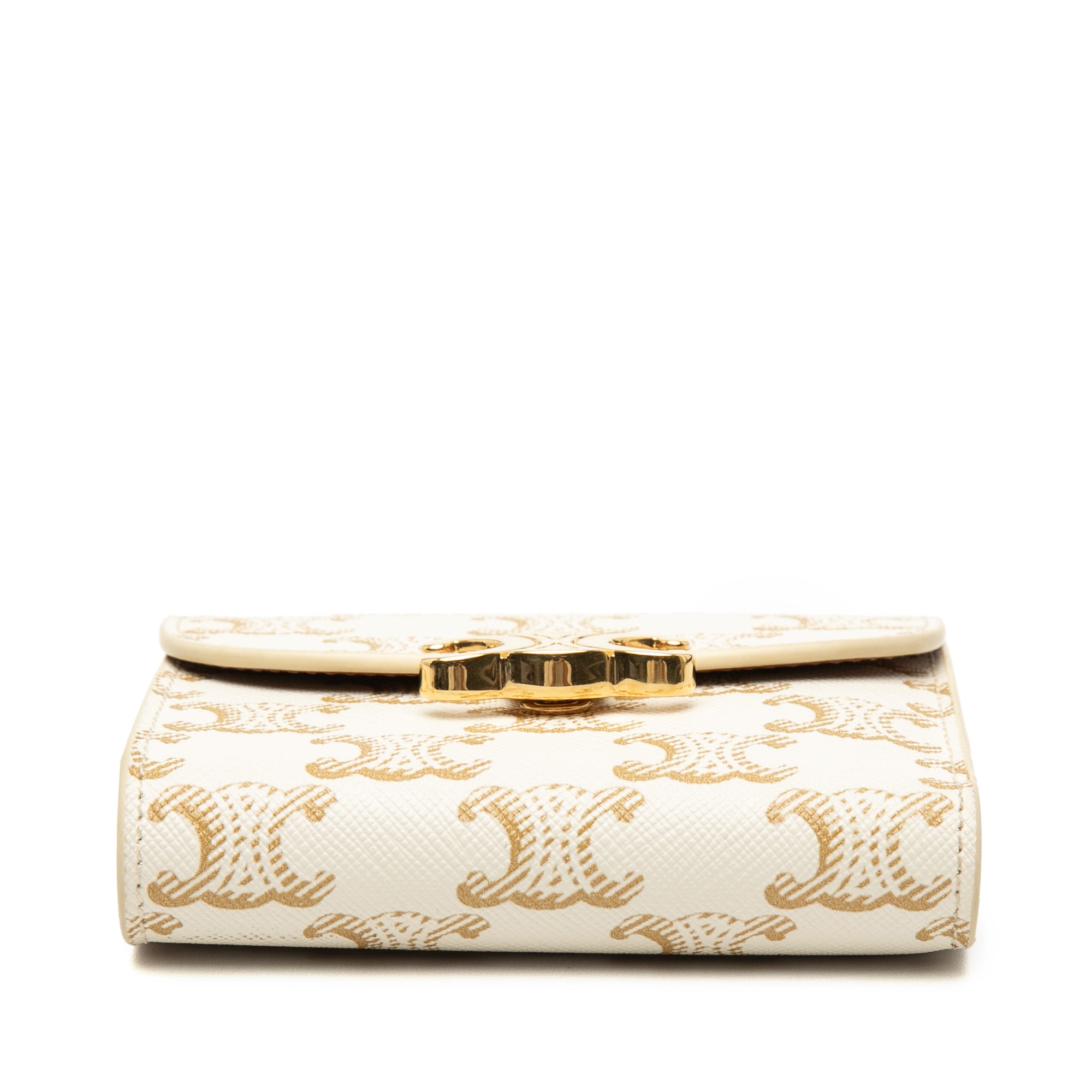 Triomphe Coated Canvas Triomphe Trifold Wallet - Image 3