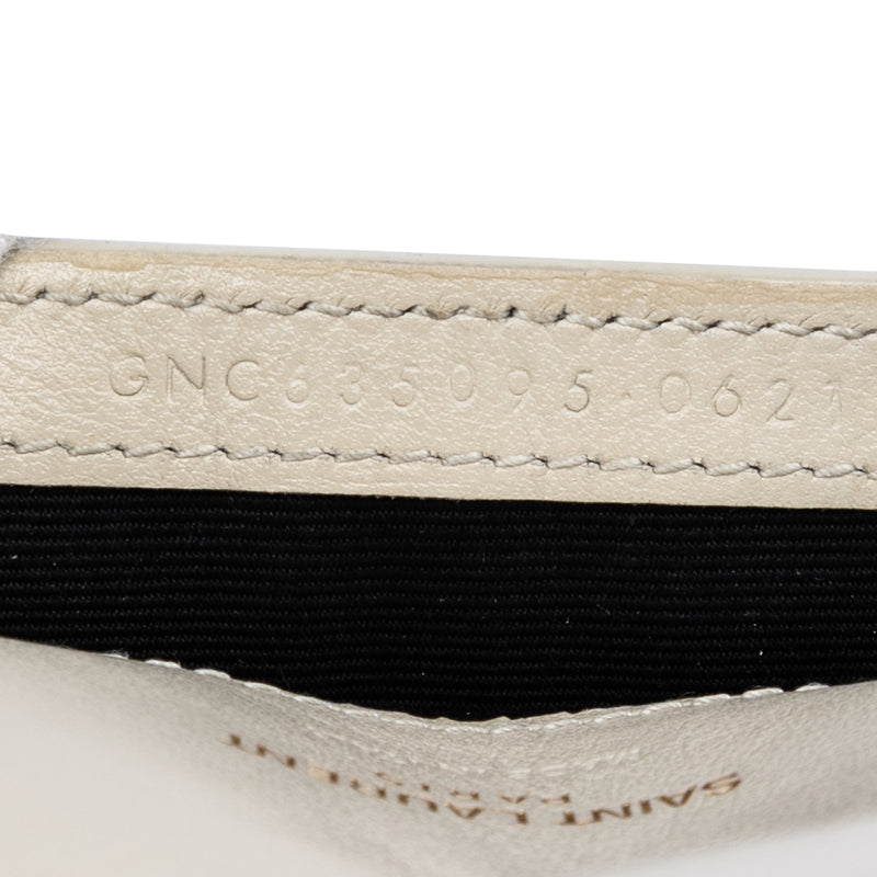 Croc Embossed Leather Monogram Cassandre Crossbody - Image 6