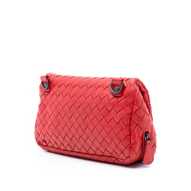 Mini Nappa Intrecciato Expandable Chain Flap Crossbody - Image 2