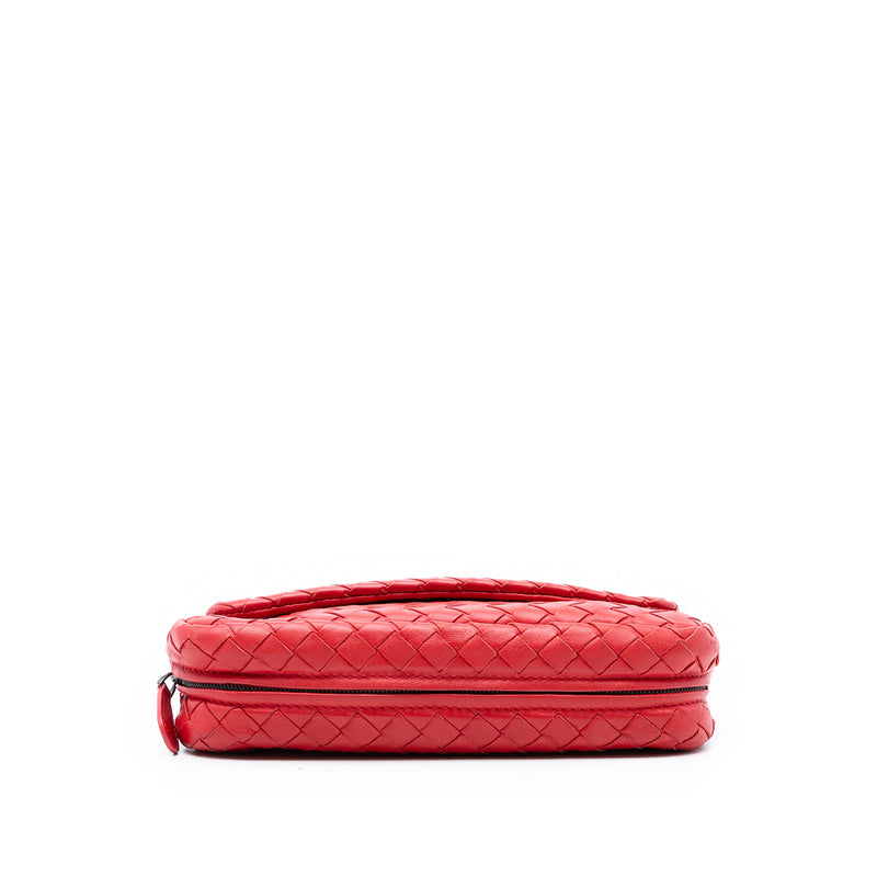 Mini Nappa Intrecciato Expandable Chain Flap Crossbody - Image 3